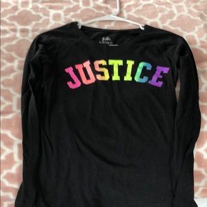 Justice long sleeve shirt